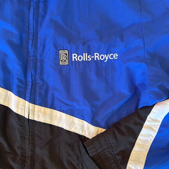 Vintage Rolls-Royce Employee Zip Up Retro Nylon Jacket - Picture 3 of 9